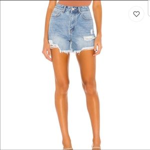 Superdown high waisted jean shorts NWOT